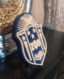 Zeta Phi Beta 3D Shield