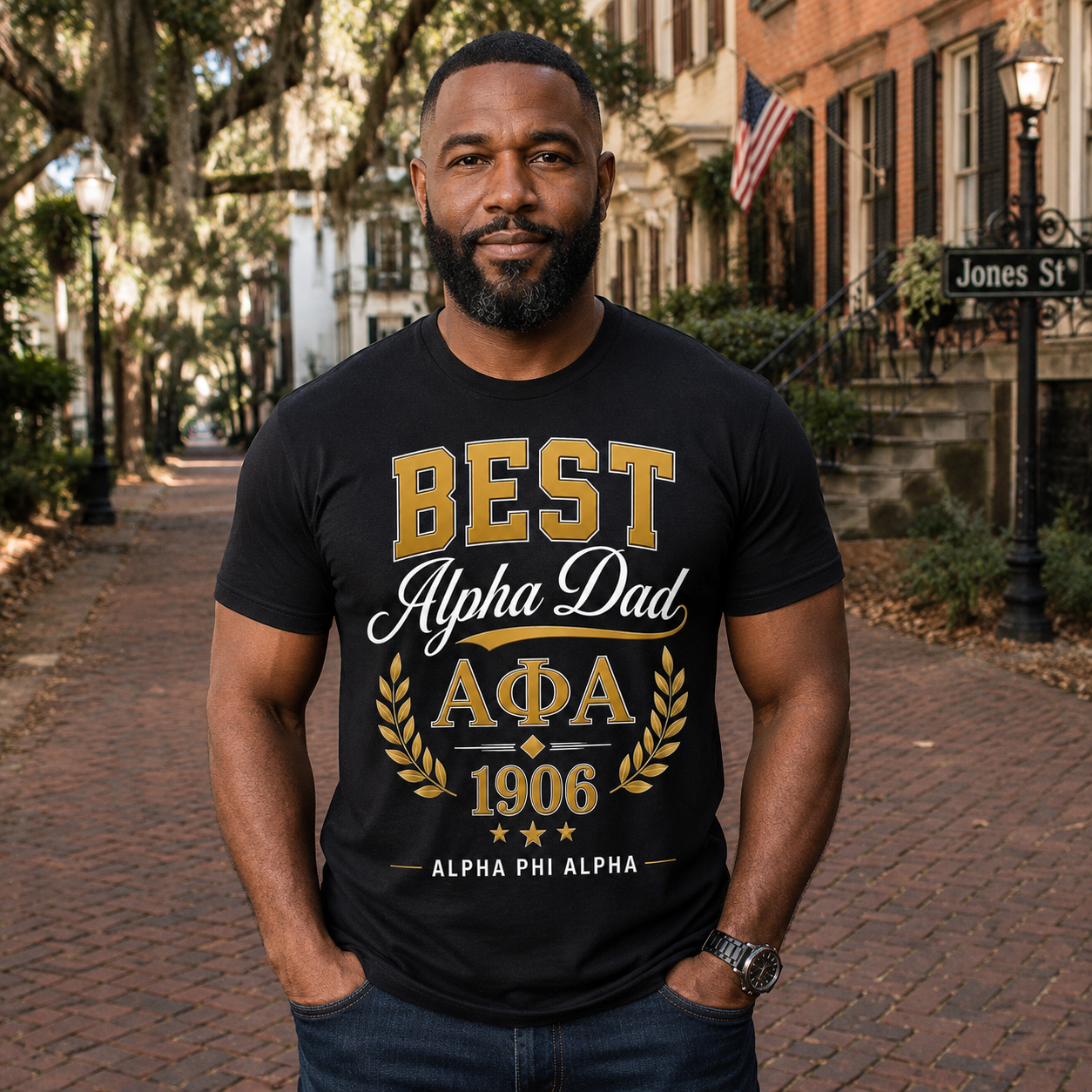 Best Alpha Dad Alpha Phi Alpha T-Shirt