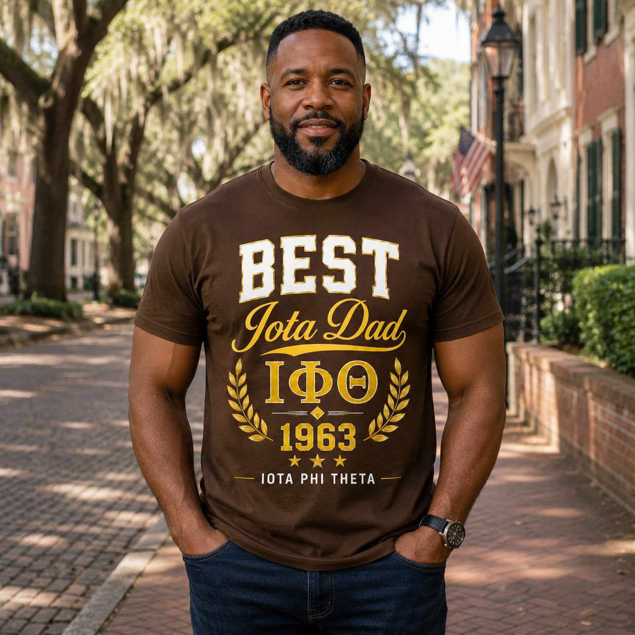 Best Iota Dad Iota Phi Theta T-Shirt