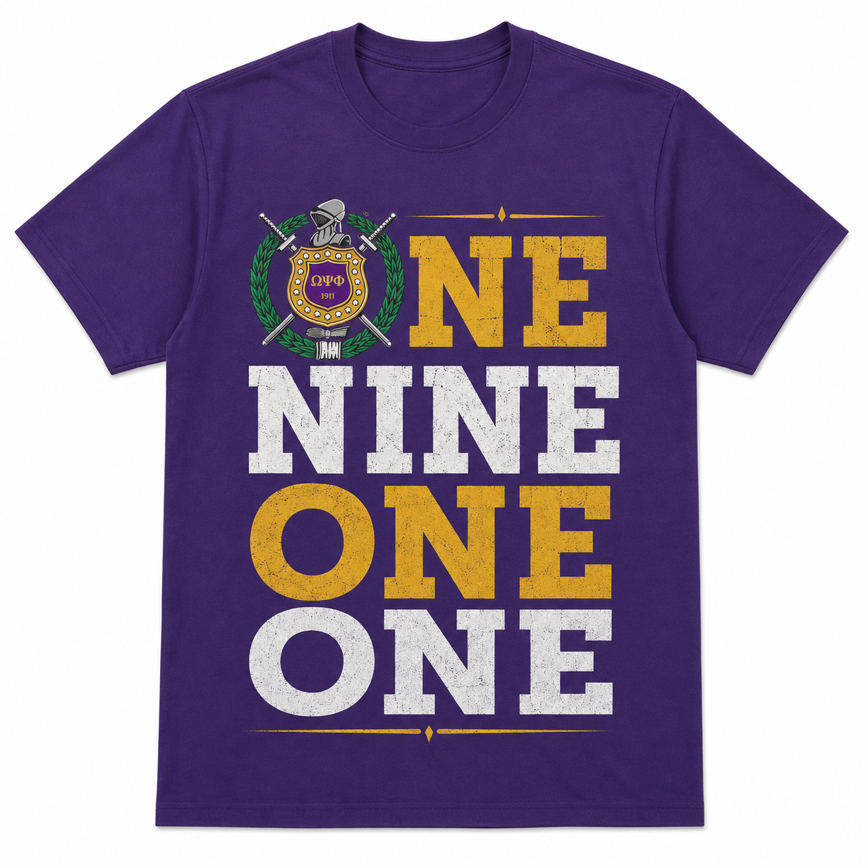 Omega Psi Phi One Nine One One T-Shirt