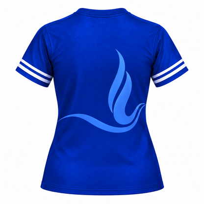 Zeta Phi Beta Royal Blue Dove All-Over Print Shirt