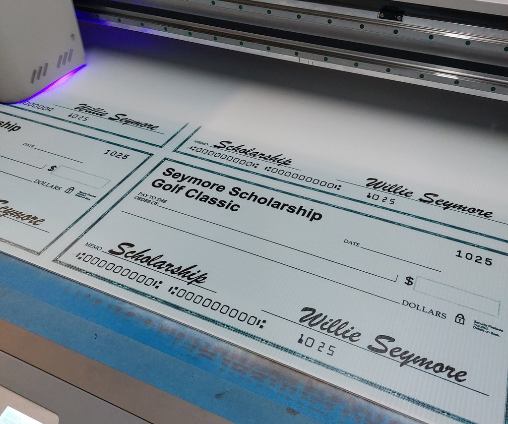 Big Check - 2ft x 4ft