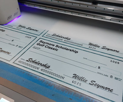 Big Check - 2ft x 4ft