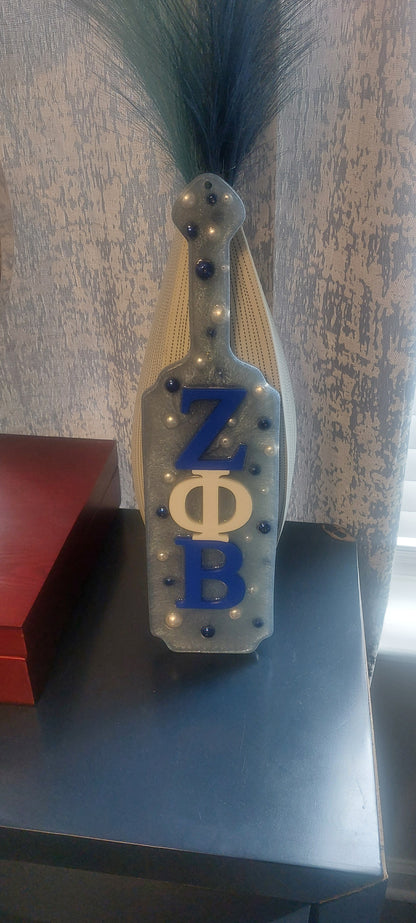 Zeta Phi Beta Resin Paddle (14" x 4")