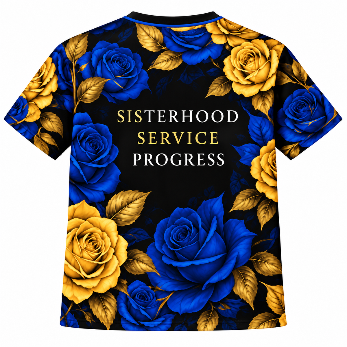 Sigma Gamma Rho Sisterhood Service Progress Floral All-Over Print Shirt