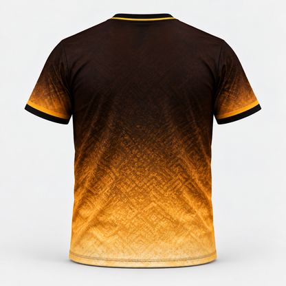 Iota Phi Theta Brown & Gold Gradient All-Over T-Shirt