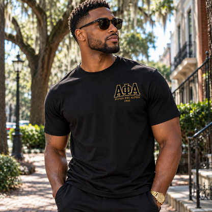 Alpha Phi Alpha 1906 Black Crest T-Shirt