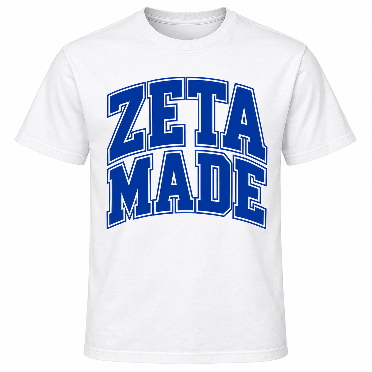 Zeta Phi Beta Zeta Made White T-Shirt