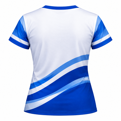 Zeta Phi Beta Blue Wave All-Over Print Shirt
