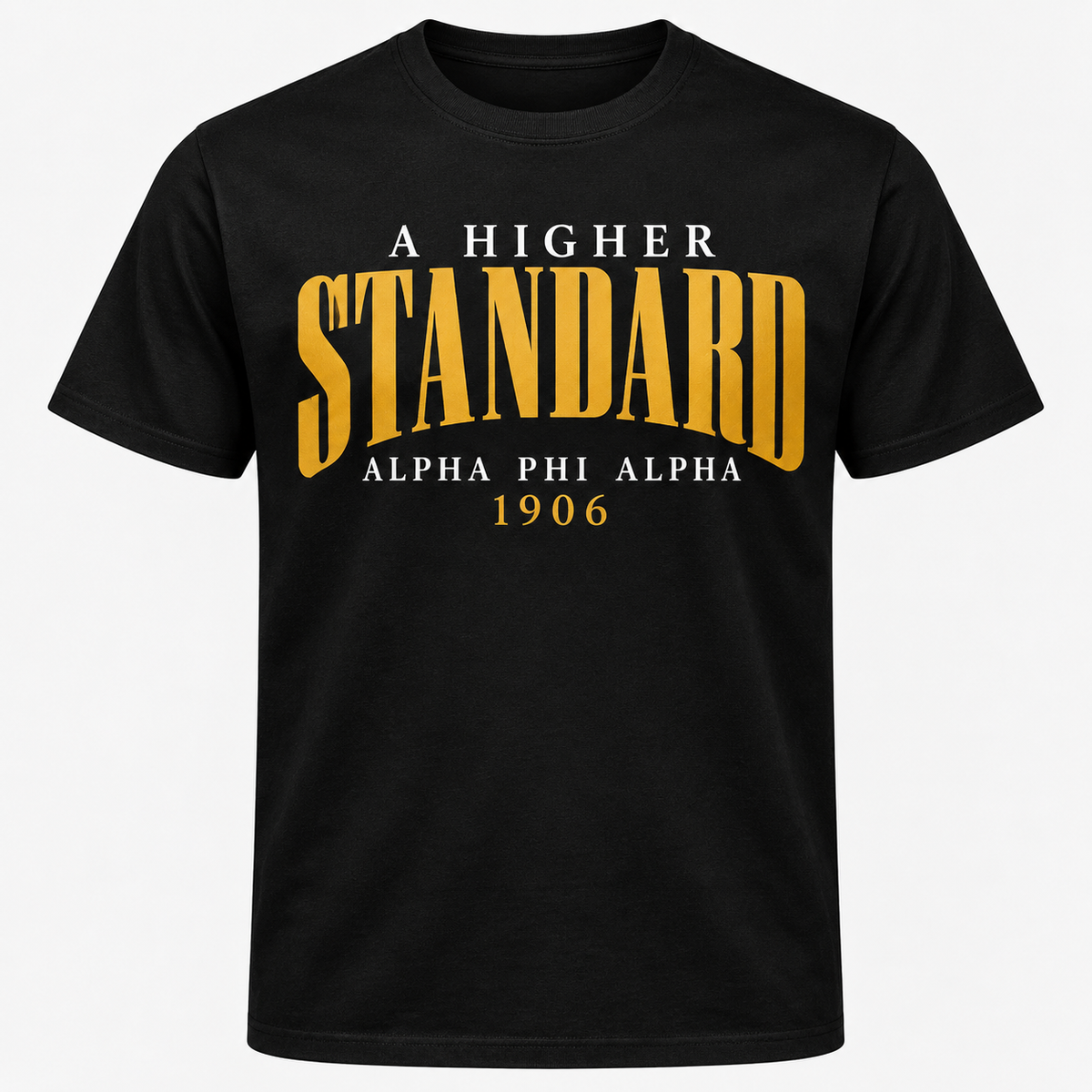 Alpha Phi Alpha A Higher Standard Black T-Shirt