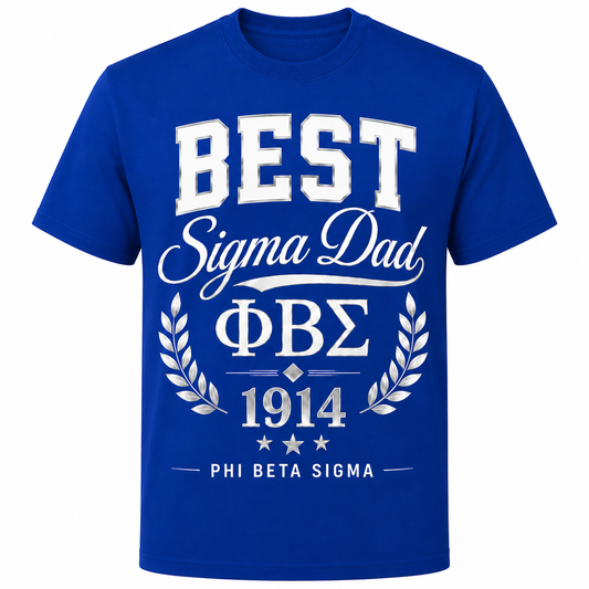 Best Sigma Dad Phi Beta Sigma T-Shirt