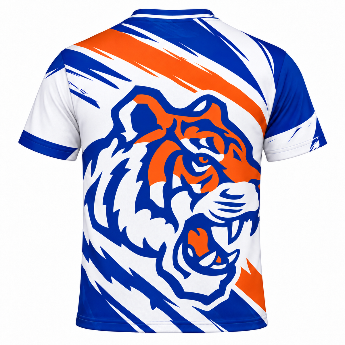 Savannah State University SSU Tigers White All-Over Print T-Shirt