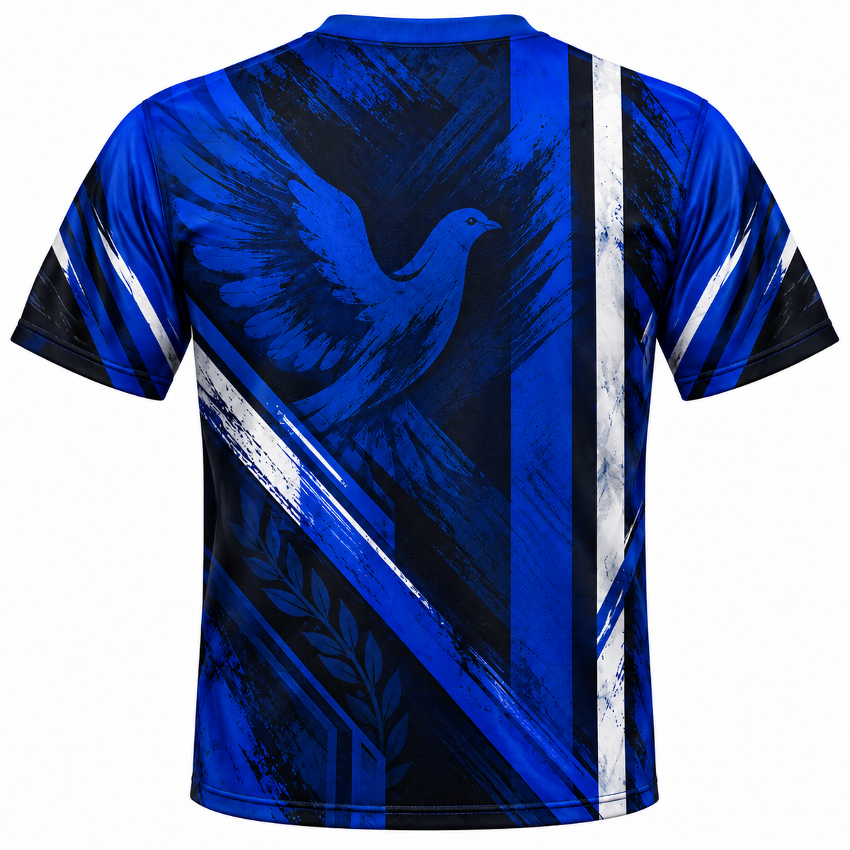 Phi Beta Sigma 1914 Dove Blue & Black All-Over Shirt