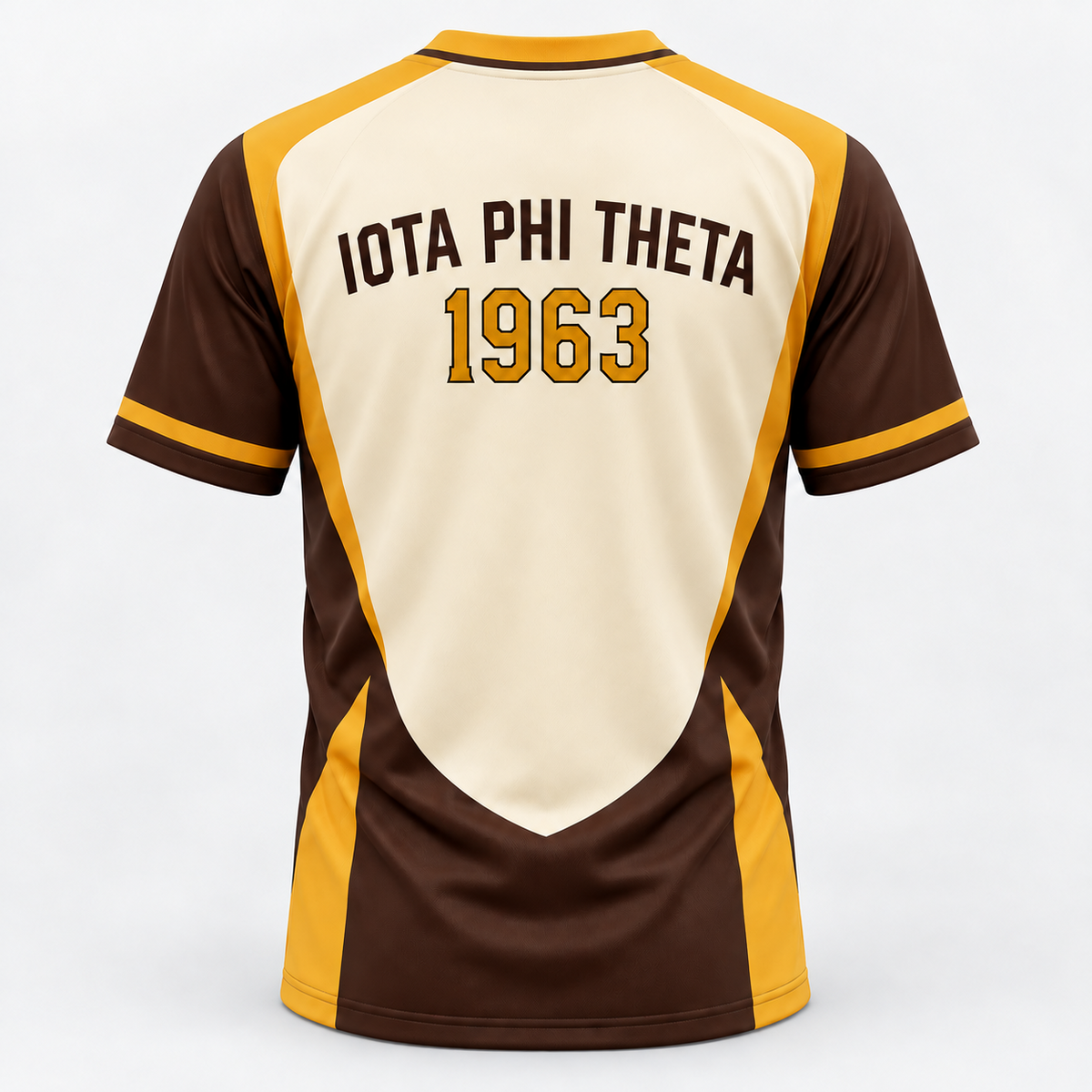 Iota Phi Theta Brown & Cream Athletic All-Over T-Shirt