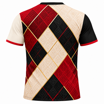 Kappa Alpha Psi KAPPA Argyle All-Over T-Shirt