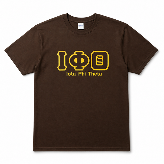Iota Phi Theta Brown Graphic T-Shirt