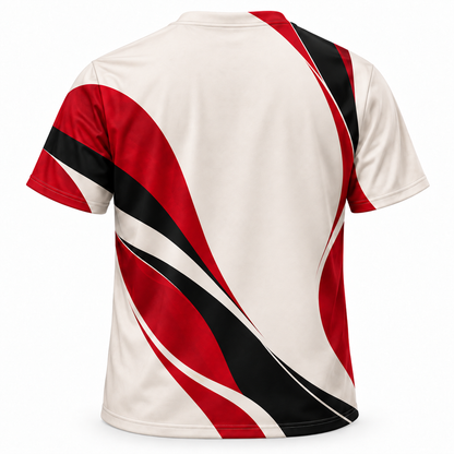 Delta Sigma Theta Queen Silhouette Red Black All-Over Shirt