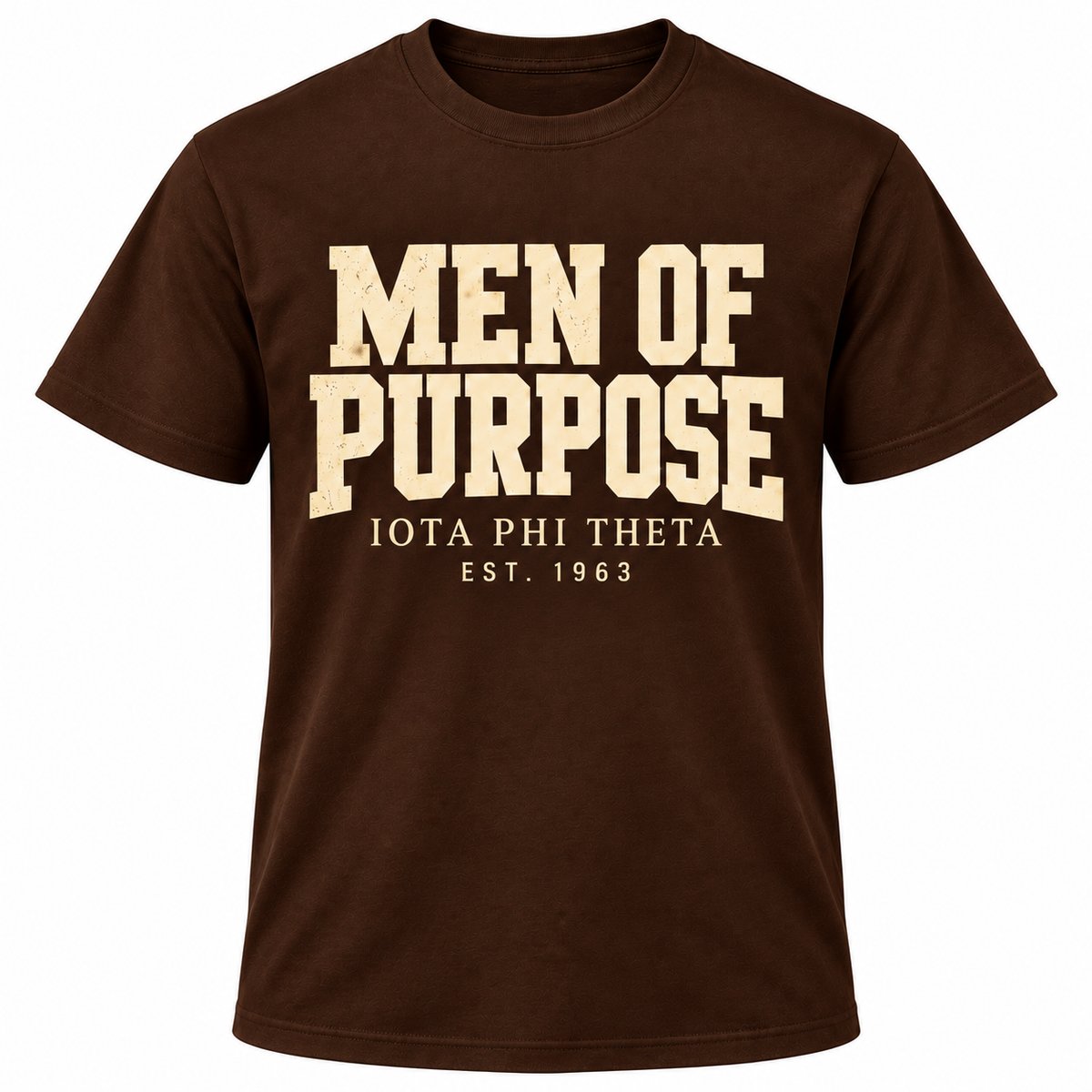 Iota Phi Theta Men of Purpose Brown T-Shirt