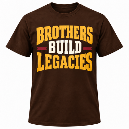 Iota Phi Theta Brothers Build Legacies 1963 Brown T-Shirt