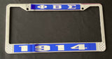 Phi Beta Sigma 1914 License Plate Tag