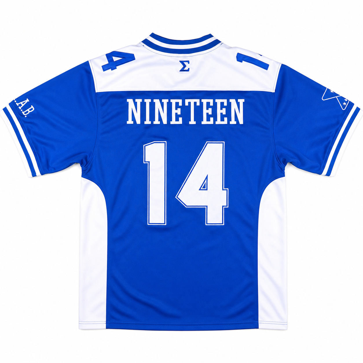 Phi Beta Sigma 1914 Blue Football Jersey