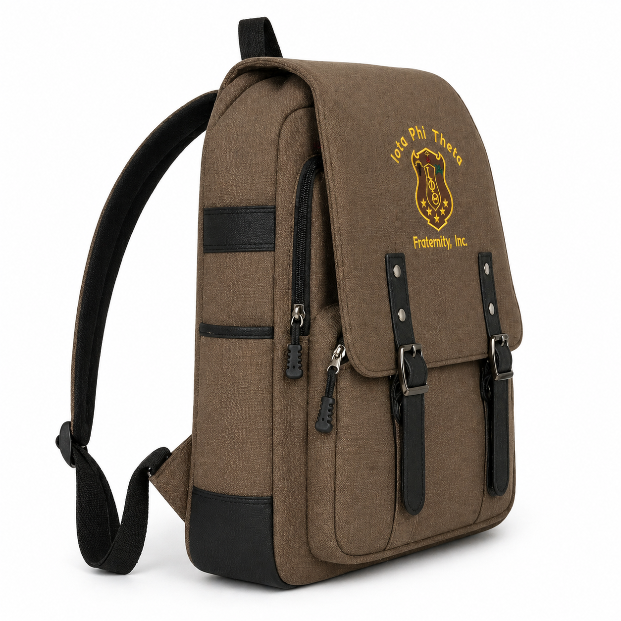 Iota Phi Theta Fraternity Brown Backpack