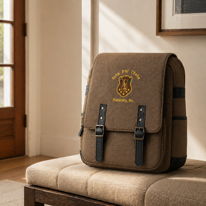 Iota Phi Theta Fraternity Brown Backpack