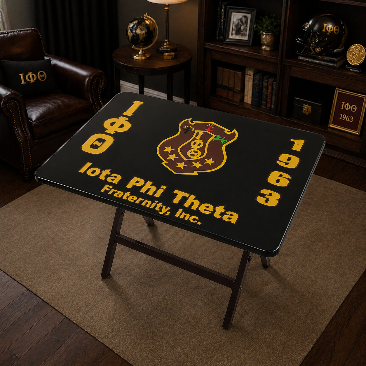 Iota Phi Theta Crest Folding Table