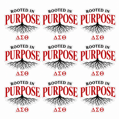 Delta Sigma Theta Rooted in Purpose UV DTF Transfer Sheet