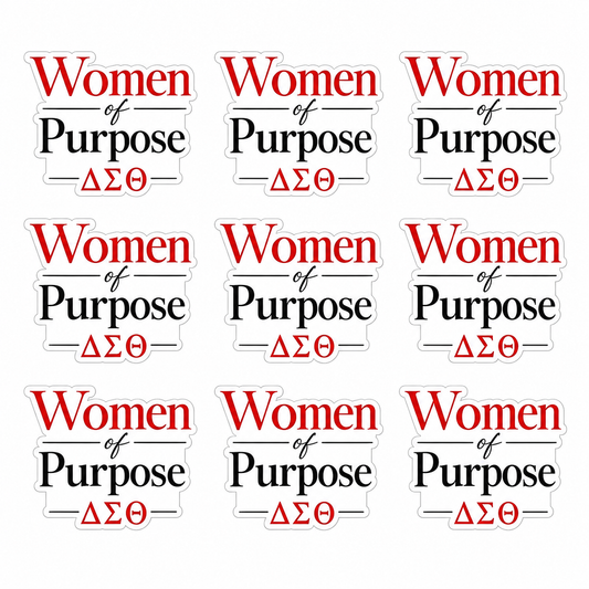 Delta Sigma Theta Women of Purpose UV DTF Transfer Sheet product image from Sigma Graphics