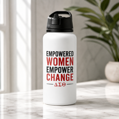 Delta Sigma Theta Empowered Women Empower Change UV DTF Transfer Sheet