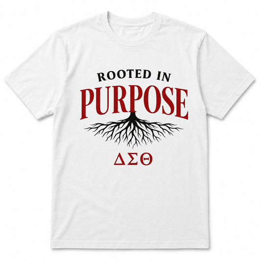 Delta Sigma Theta Rooted in Purpose T-Shirt product image from Sigma Graphics