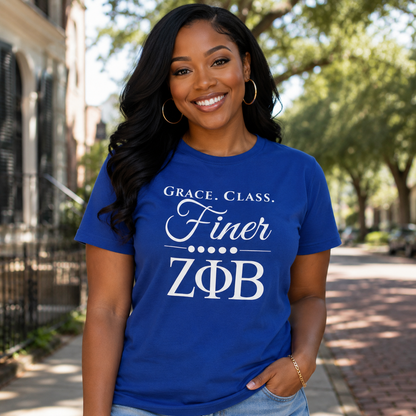 Zeta Phi Beta Grace Class Finer T-Shirt