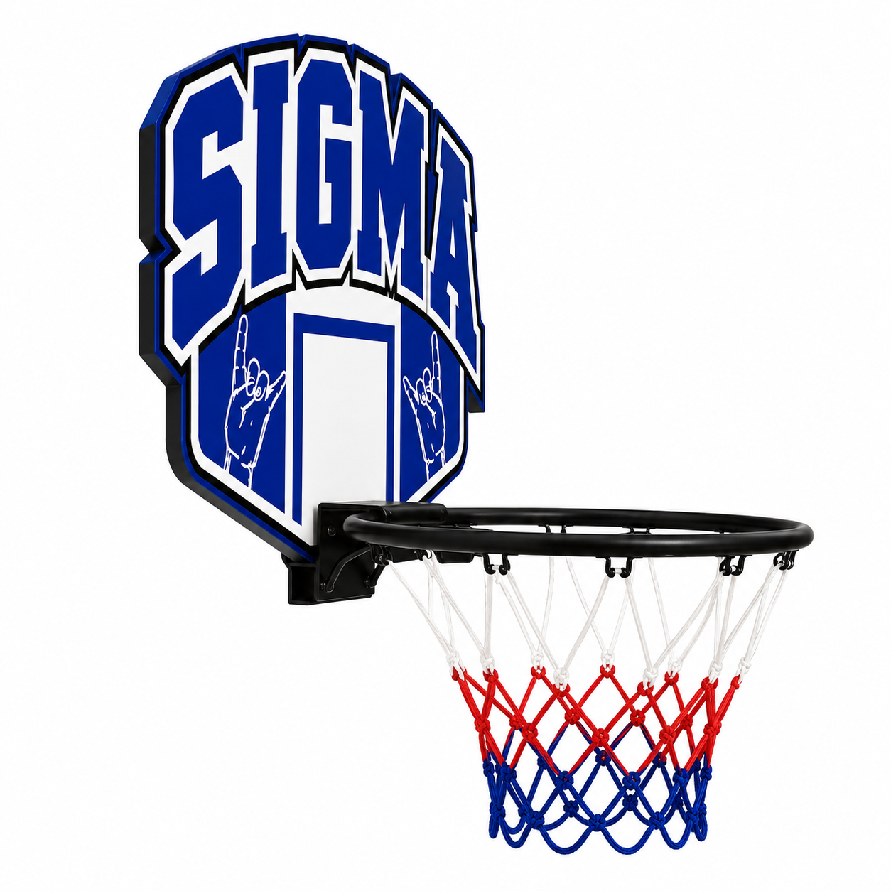 Phi Beta Sigma Basketball Backboard & Rim Set