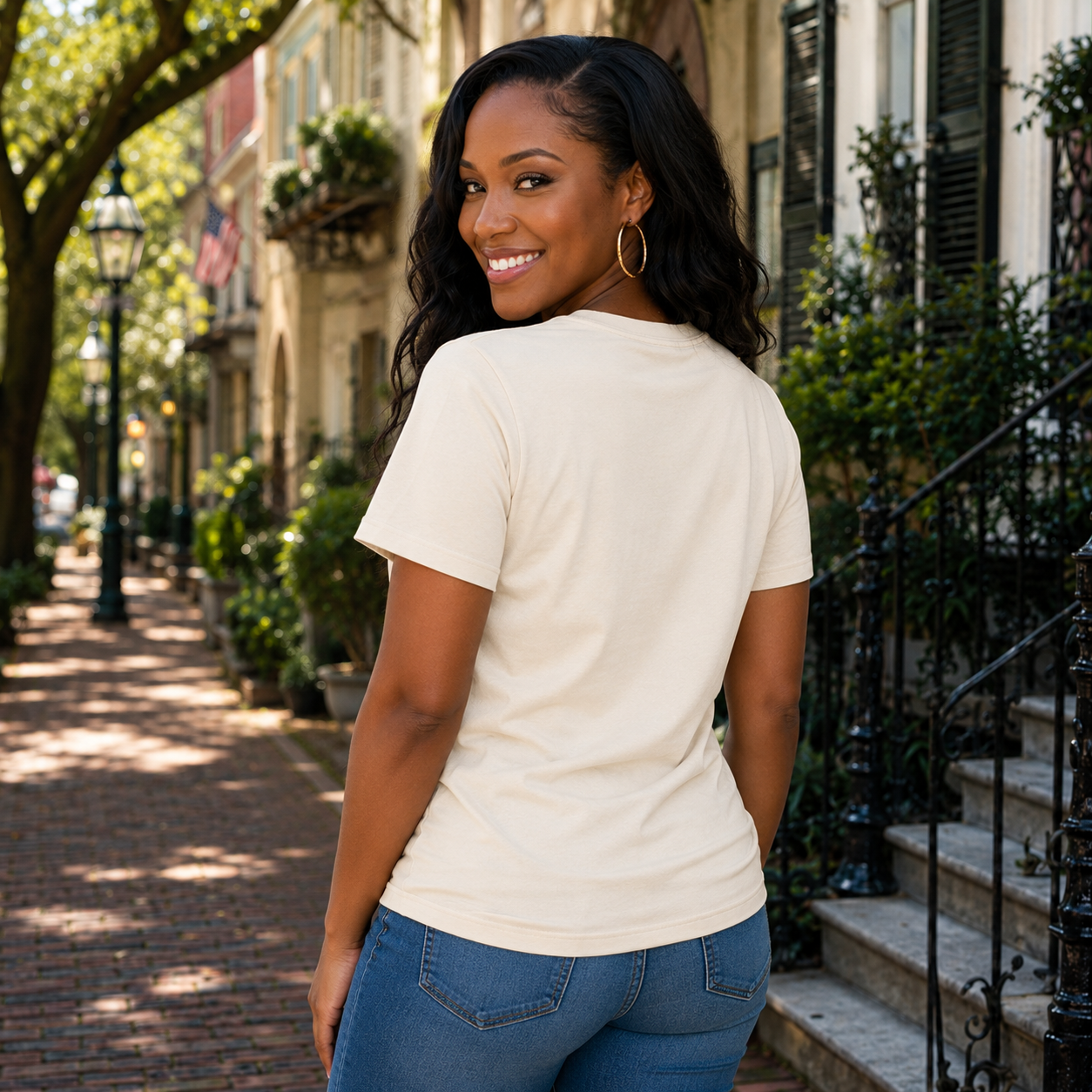 Delta Sigma Theta Floral Greek Letter T-Shirt