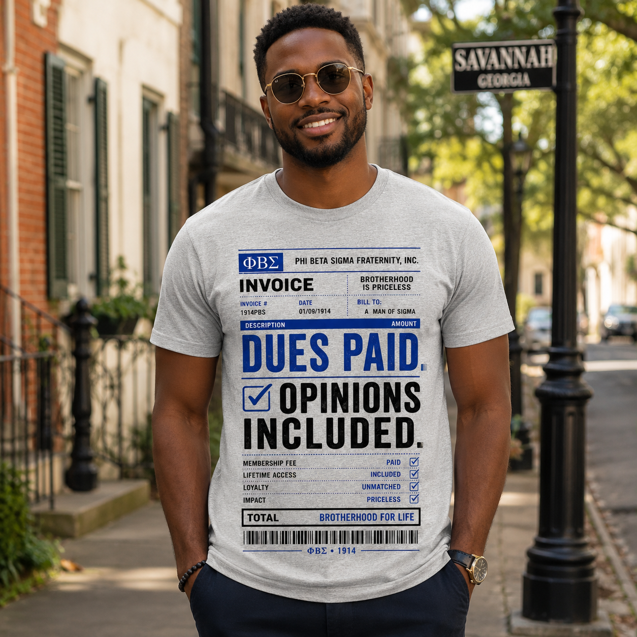 Phi Beta Sigma Dues Paid Opinions Shirt