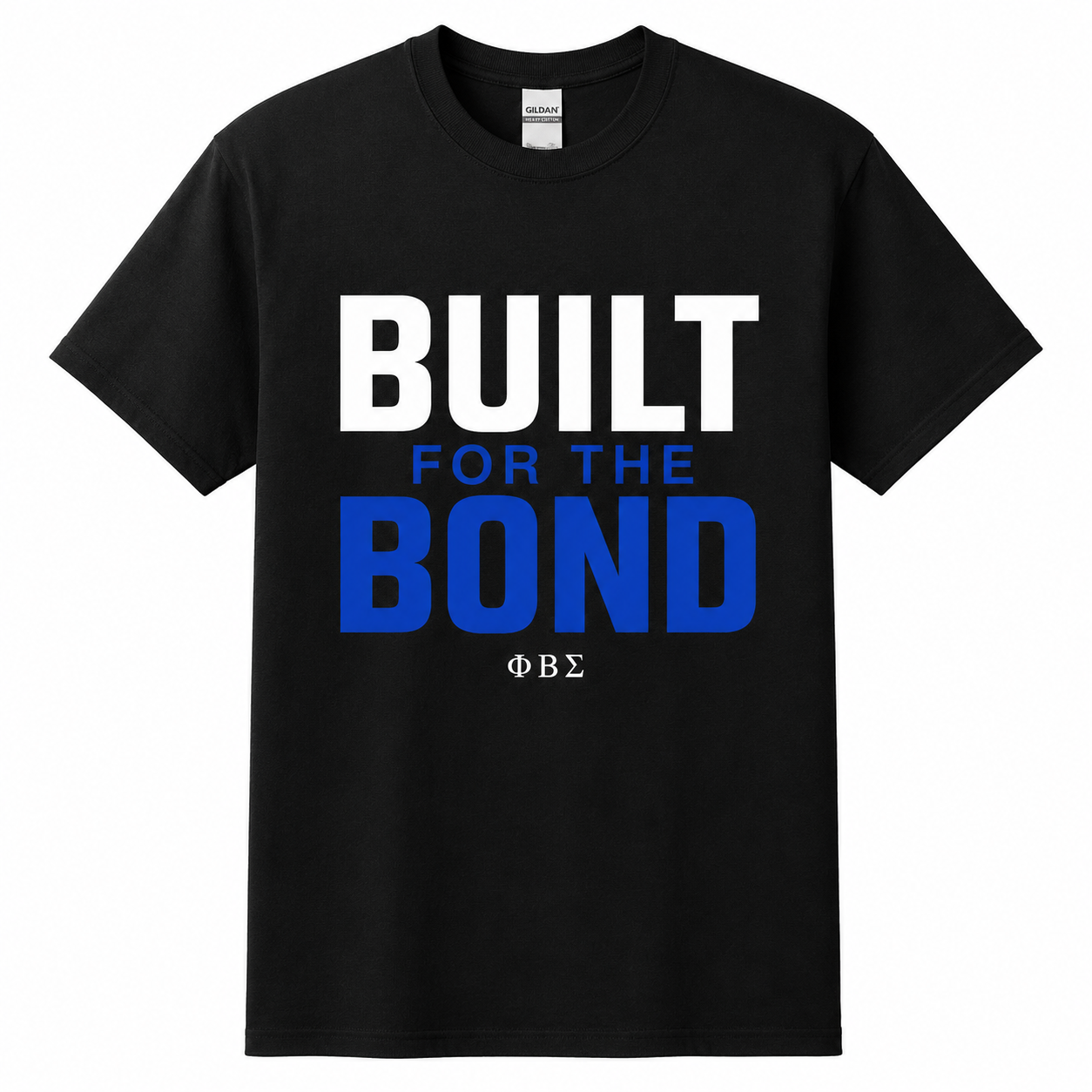 Phi Beta Sigma Built for the Bond Black T-Shirt