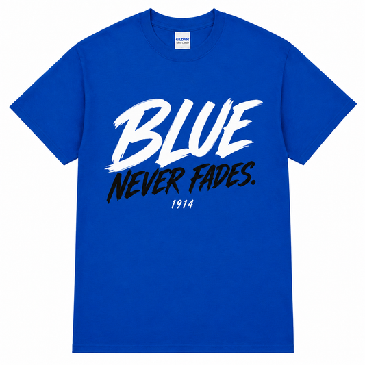 Phi Beta Sigma Blue Never Fades Royal Blue T-Shirt