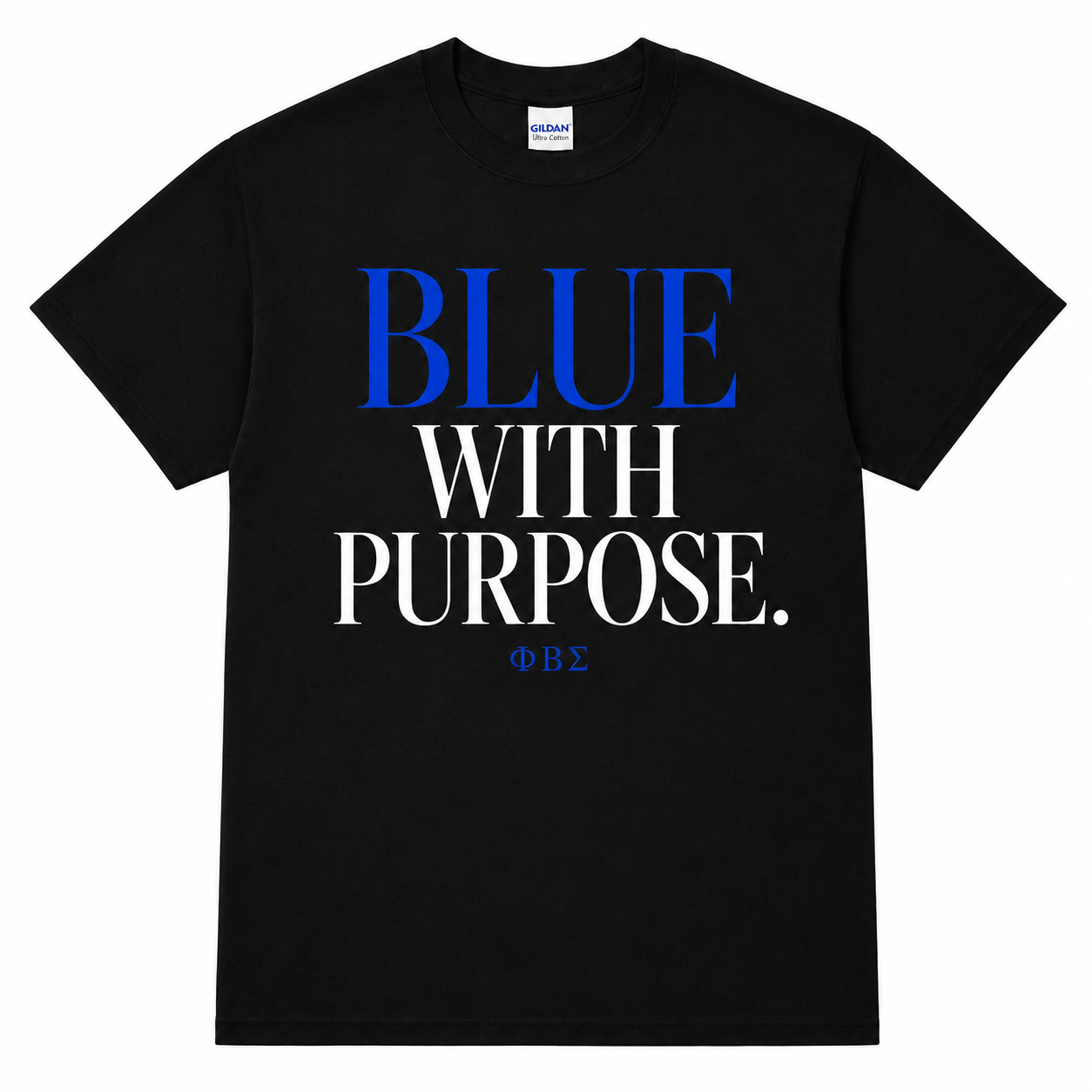 Phi Beta Sigma Blue With Purpose T-Shirt