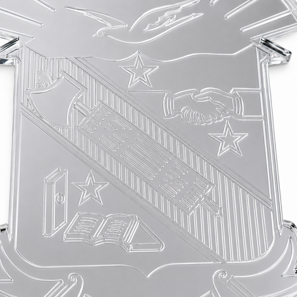 Phi Beta Sigma Mirrored Acrylic Shield Emblem
