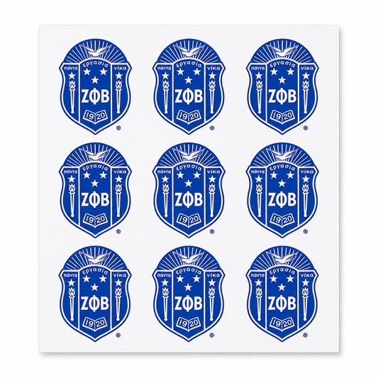 Zeta Phi Beta UV DTF Transfer Sheet