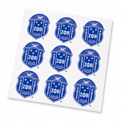 Zeta Phi Beta UV DTF Transfer Sheet