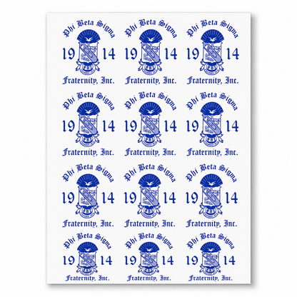 Phi Beta Sigma UV DTF Transfer Sheet