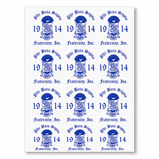 Phi Beta Sigma UV DTF Transfer Sheet