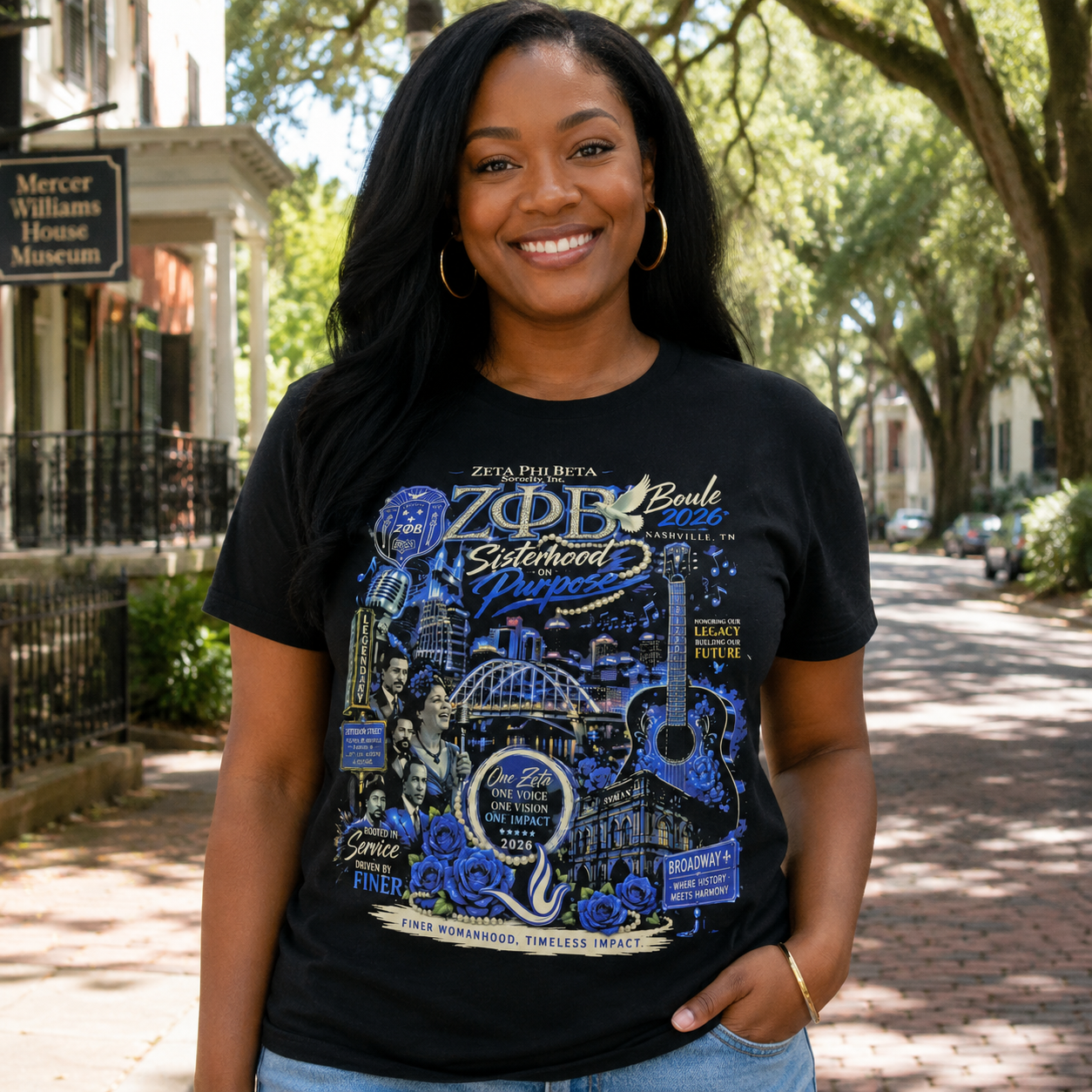 Zeta Phi Beta Boule 2026 Sisterhood on Purpose Graphic T-Shirt