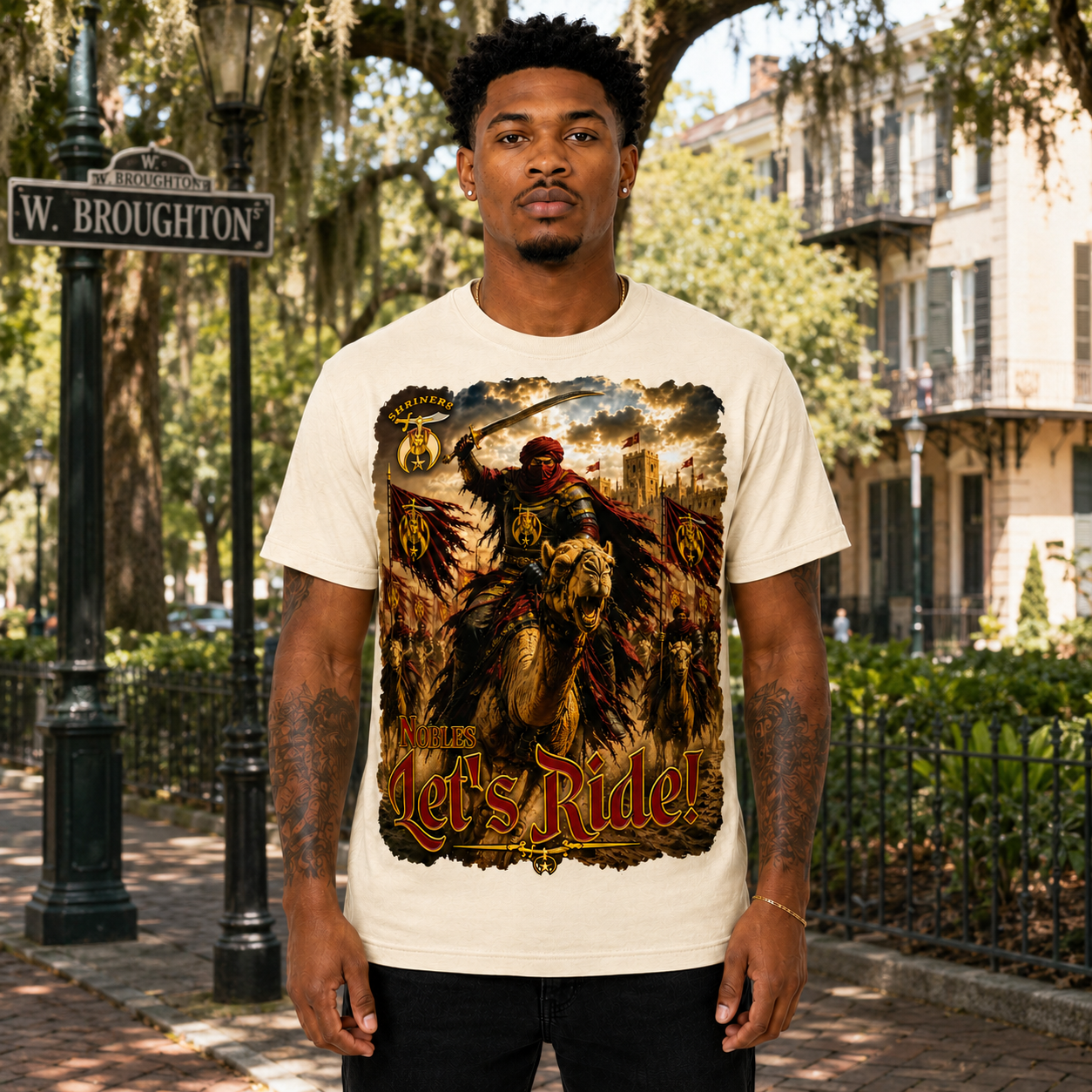 Shriners Nobles Let’s Ride Graphic T-Shirt