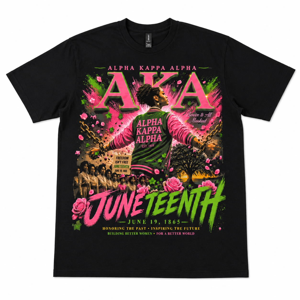 Alpha Kappa Alpha Juneteenth T-Shirt