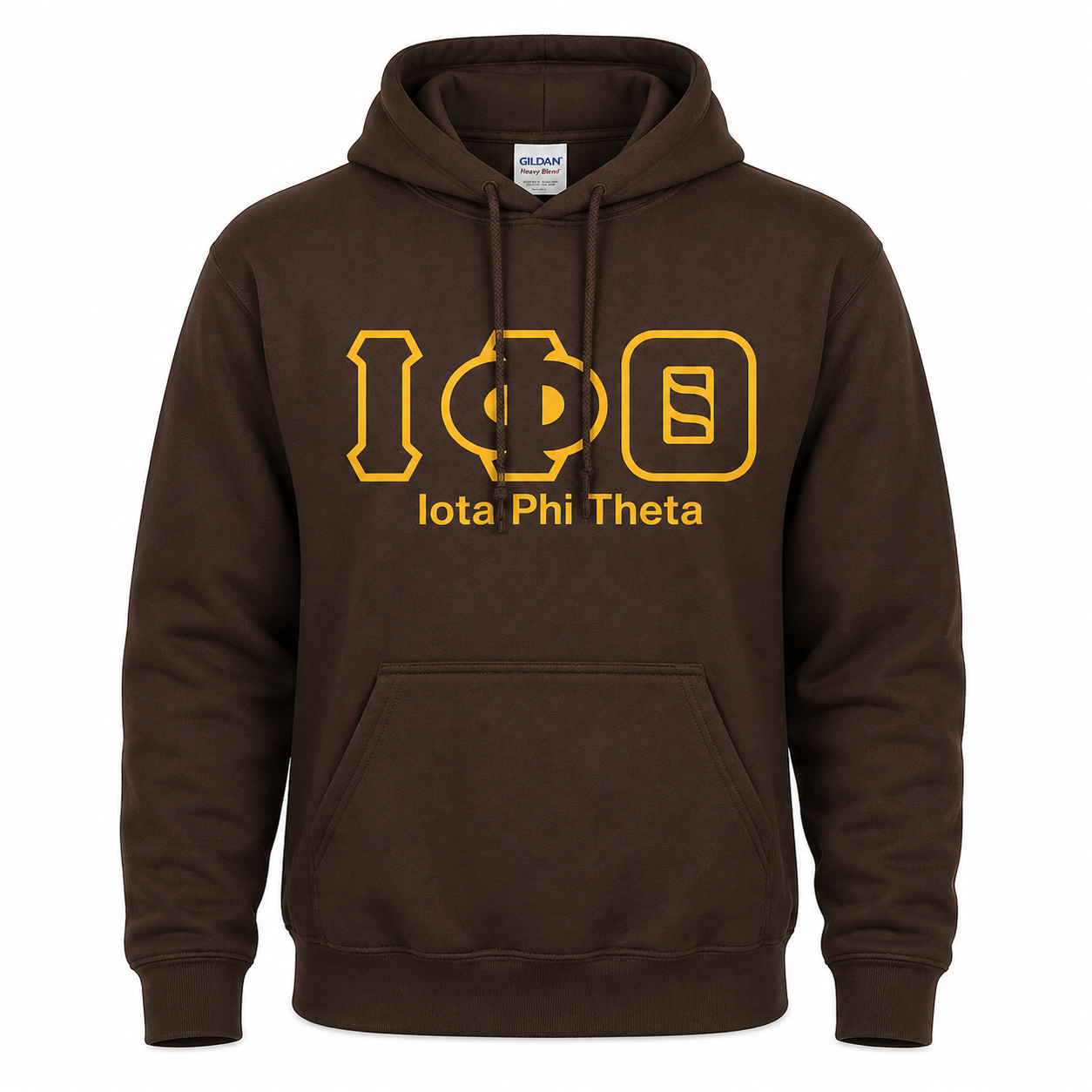 Iota Phi Theta Brown Heavy Blend Hoodie