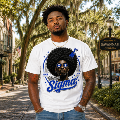 Phi Beta Sigma Vintage Sigma Cream T-Shirt