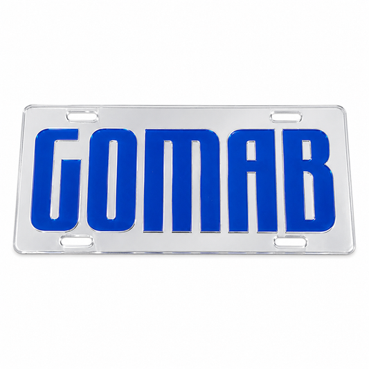 Phi Beta Sigma GOMAB Blue Vehicle License Plate
